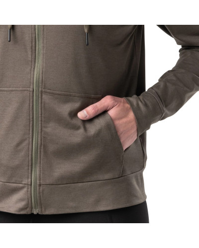Реглан с капюшоном женский 5.11 Tactical PT-R Emily Full Zip, Ranger green (66022-186)