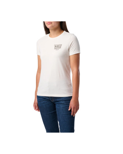 Футболка женская с рисунком 5.11 Tactical Women's Hello Darkness, Ivory (69258-075)