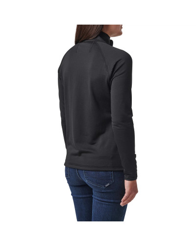 Куртка флисовая женская 5.11 Tactical Women's Stratos Full Zip, Black (62424-019)