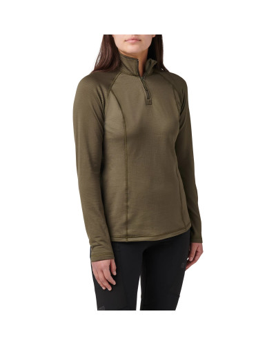 Термореглан женский 5.11 Tactical Women's Stratos 1/4 Zip, Ranger green (62417-186)