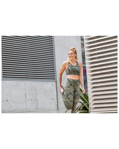 Топ спортивный женский 5.11 Tactical PT-R Valentina Sports Bra, Ranger green camo (66020-419)