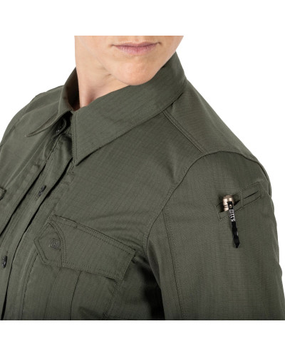 Сорочка тактична жіноча 5.11 Tactical Women's Stryke™ Long Sleeve Shirt, TDU green (62404-190)