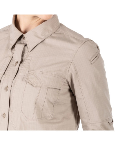 Сорочка тактична жіноча 5.11 Tactical Women's Stryke™ Long Sleeve Shirt, Khaki (62404-055)