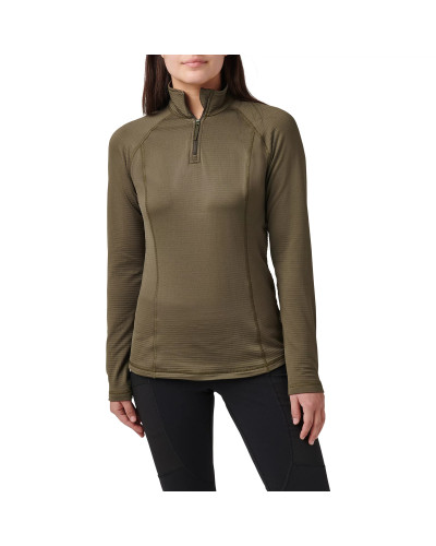Термореглан женский 5.11 Tactical Women's Stratos 1/4 Zip, Ranger green (62417-186)