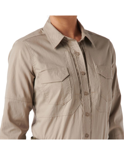 Рубашка тактическая женская 5.11 Tactical Women's ABR Pro Long Sleeve Shirt, Khaki (62420-055)