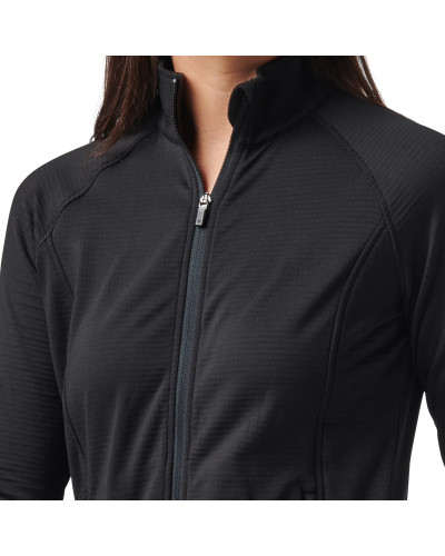 Куртка флисовая женская 5.11 Tactical Women's Stratos Full Zip, Black (62424-019)