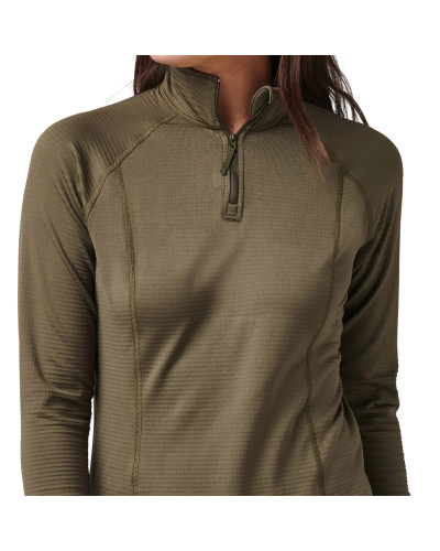 Термореглан женский 5.11 Tactical Women's Stratos 1/4 Zip, Ranger green (62417-186)