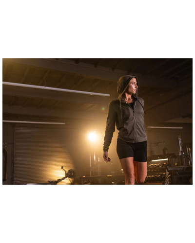 Реглан с капюшоном женский 5.11 Tactical PT-R Emily Full Zip, Ranger green (66022-186)