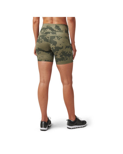 Шорты тренировочные женские 5.11 Tactical PT-R Eliza Short, Ranger green camo (67012-419)