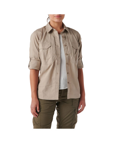 Рубашка тактическая женская 5.11 Tactical Women's ABR Pro Long Sleeve Shirt, Khaki (62420-055)