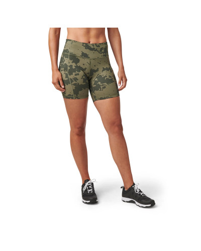 Шорты тренировочные женские 5.11 Tactical PT-R Eliza Short, Ranger green camo (67012-419)