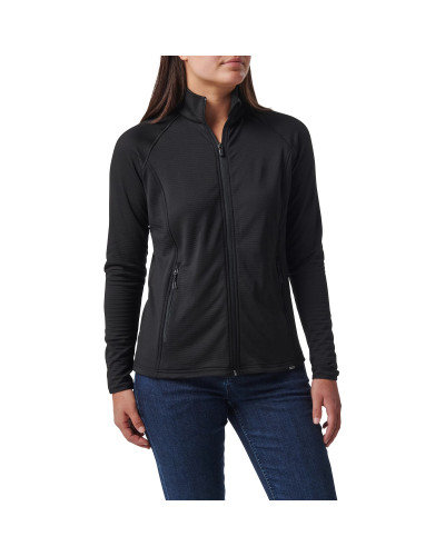 Куртка флисовая женская 5.11 Tactical Women's Stratos Full Zip, Black (62424-019)