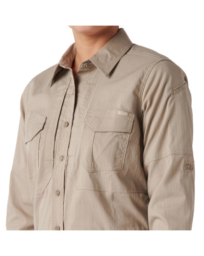 Рубашка тактическая женская 5.11 Tactical Women's ABR Pro Long Sleeve Shirt, Khaki (62420-055)