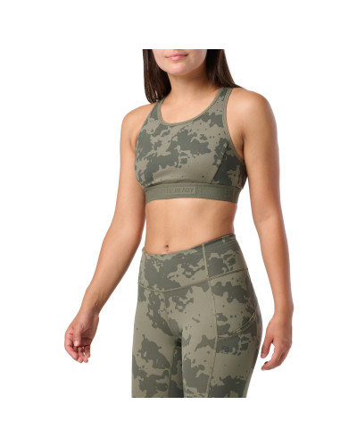 Топ спортивный женский 5.11 Tactical PT-R Valentina Sports Bra, Ranger green camo (66020-419)