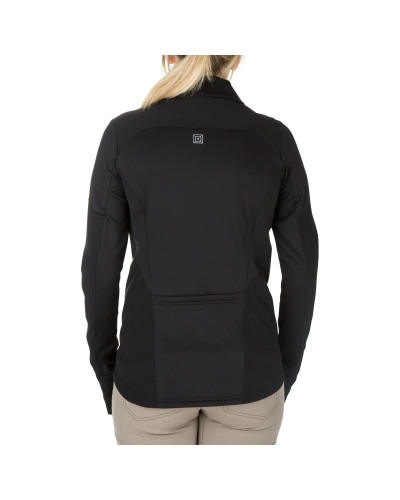 Реглан тактический женский 5.11 Kinetic Full Zip, Black (62075-019)