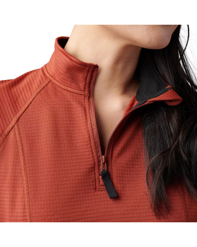 Термореглан женский 5.11 Tactical Women's Stratos 1/4 Zip, OX blood (62417-469)