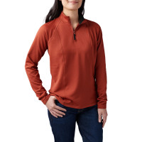 Термореглан женский 5.11 Tactical Women's Stratos 1/4 Zip, OX blood