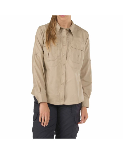 Рубашка тактическая женская 5.11 Women’s TACLITE® Pro Long Sleeve Shirt, TDU Khaki (62070-162)