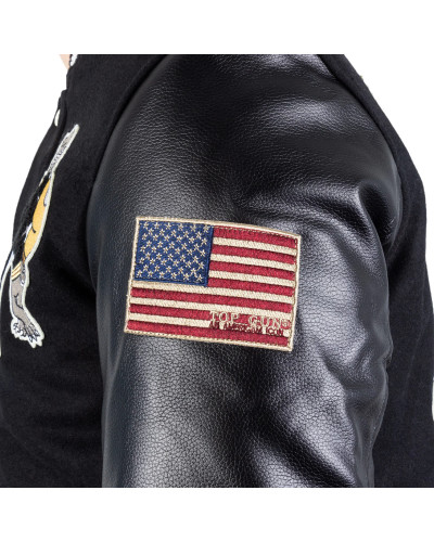Куртка демісезонна Sturm Mil-Tec Baseball Jacket Top Gun League, Black (10361002)