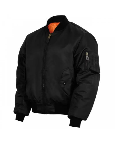 Куртка льотна Mil-Tec MA1, Black (10403002)