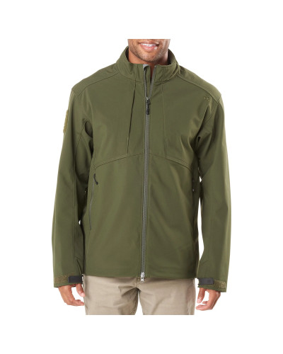 Куртка тактическая для штормовой погоды 5.11 SIERRA SOFTSHELL, Moss (78005-191)