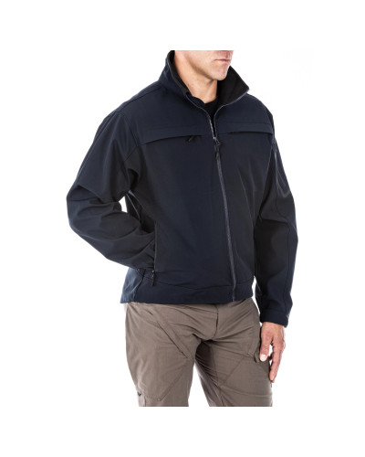 Куртка тактическая для штормовой погоды 5.11 Tactical Chameleon Softshell Jacket, Dark Navy (48099INT-724)
