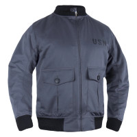 Куртка-бомбер USN-37J1 Pilot Jacket Graphite