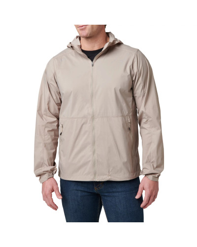 Куртка тактична демісезонна 5.11 Tactical Packable Windbreaker Jacket, Badlands tan (48388-956)
