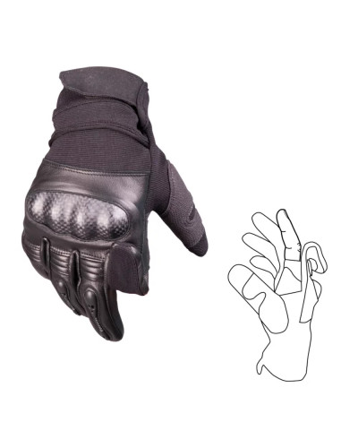 Перчатки тактические Sturm Mil-Tec Leather Tactical Gloves Gen.II, Black (12504402)