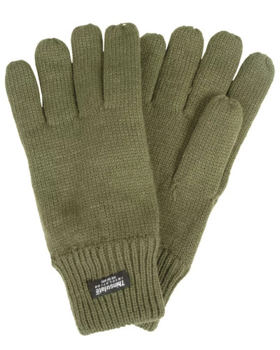 Рукавички зимові в'язані Mil-Tec Thinsulate, Olive (12531001)