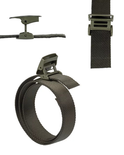 Еластичний ремінь брючний Sturm Mil-Tec 38mm Elastic Quick Release Belt OD, Olive drab (13121501)