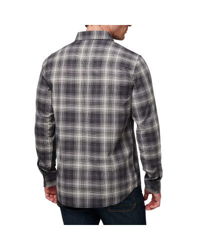 Сорочка тактична 5.11 Tactical Igor Plaid Long Sleeve Shirt, Black plaid 2 (72529-668)