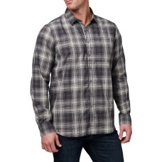 Рубашка тактическая 5.11 Tactical Igor Plaid Long Sleeve Shirt, Black plaid 2