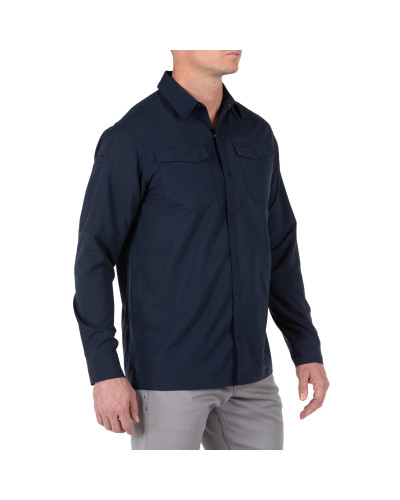 Сорочка тактична з довгим рукавом 5.11 FREEDOM FLEX WOVEN SHIRT - LONG SLEEVE, Peacoat (72417-787)