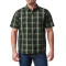 Сорочка тактична 5.11 Tactical Nate Short Sleeve Shirt, Black plaid