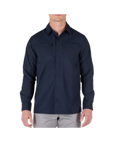 Сорочка тактична з довгим рукавом 5.11 FREEDOM FLEX WOVEN SHIRT - LONG SLEEVE, Peacoat (72417-787)