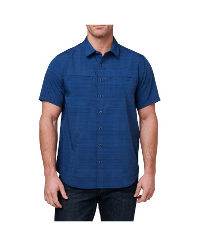 Сорочка тактична 5.11 Tactical Ellis Short Sleeve Shirt, Pacific Navy (71207-721)
