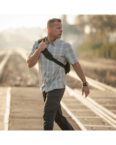 Сорочка тактична 5.11 Tactical Nate Short Sleeve Shirt, Titan grey plaid (71217-674)