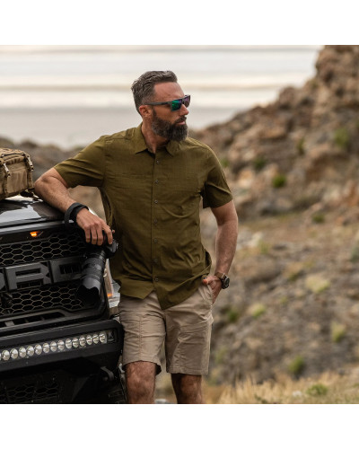 Сорочка тактична 5.11 Tactical Ellis Short Sleeve Shirt, Desert sage (71207-512)