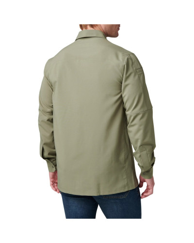 Сорочка тактична з довгим рукавом 5.11 FREEDOM FLEX WOVEN SHIRT - LONG SLEEVE, Iron grey/Graphite (72417-837)