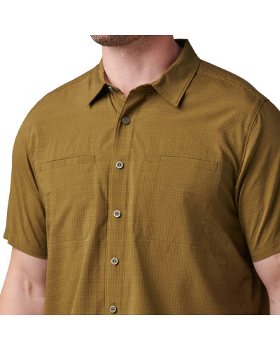 Сорочка тактична 5.11 Tactical Ellis Short Sleeve Shirt, Field green (71207-206)