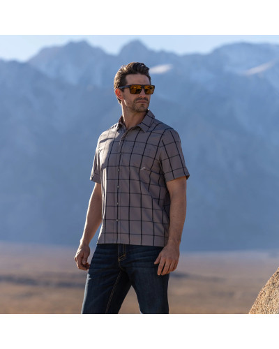 Сорочка тактична 5.11 Tactical Nate Short Sleeve Shirt, Sage green plaid (71217-812)