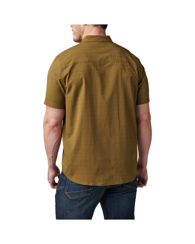 Сорочка тактична 5.11 Tactical Ellis Short Sleeve Shirt, Field green (71207-206)