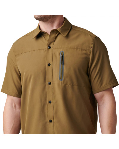 Рубашка тактическая 5.11 Tactical Marksman Utility Short Sleeve Shirt, Field green (71215-206)