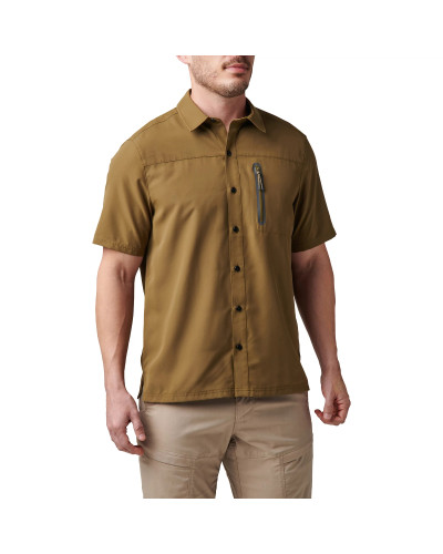 Рубашка тактическая 5.11 Tactical Marksman Utility Short Sleeve Shirt, Field green (71215-206)