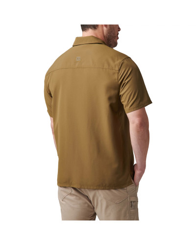 Рубашка тактическая 5.11 Tactical Marksman Utility Short Sleeve Shirt, Field green (71215-206)