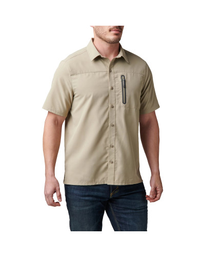 Рубашка тактическая 5.11 Tactical Marksman Utility Short Sleeve Shirt, Khaki (71215-055)
