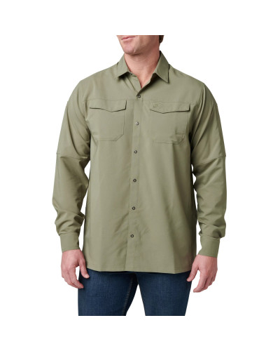 Сорочка тактична з довгим рукавом 5.11 FREEDOM FLEX WOVEN SHIRT - LONG SLEEVE, Iron grey/Graphite (72417-837)
