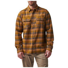 Рубашка тактическая 5.11 Tactical Lester Long Sleeve Shirt, Brown duck plaid