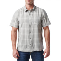 Сорочка тактична 5.11 Tactical Nate Short Sleeve Shirt, Titan grey plaid